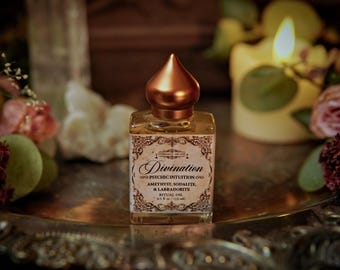 Divination Psychic Intuition Ritual Oil | Prophetic Dreams Spell Oil | Clairvoyance Oil | Tarot Oil | Psychic Visions Third Eye Anointing
