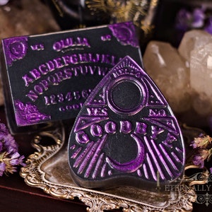 Ouija Board & Planchette BlackPurple Set Soap ~ Coconut Oil | Natural Soap | Vegan | Magick | Ouija | Witch