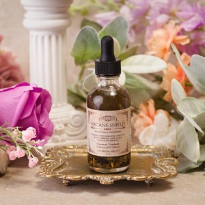 Arcane Shield™ Grounding and Balancing Ritual Oil | Empath Protection Oil | Witchcraft Magick Oil | Witchcraft Supplies | Luxury Body Oil