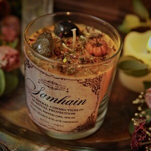 The Spirit of Samhain™ Ritual Candle | Thinning the Veil | Witchcraft Spell Candle | Fall Equinox Candle | Season of the Witch | Autumn image 9