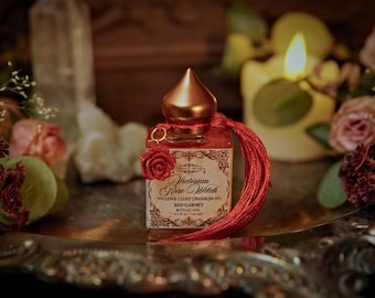 Victorian Rose Witch™ Love Lust Ritual Oil | Spell Oil |  Witchcraft Oil | Love Witch Oil | Intention Oil | Manifestation Oil | Red Garnet