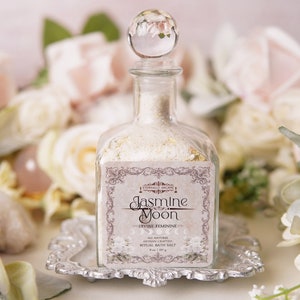 Jasmine Moon™ Luxury Ritual Bath Salt | Divine Feminine Ritual Bath Soak | Witchy Spiritual Bath Salts | Herbal Bath Salts