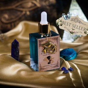 Egyptian Blue Blood™ Face Serum with Lapis Lazuli ~ Egyptian Goddess Ritual Oil | Natural Skincare | Spell Oil | Witchy Skincare | Witch Oil