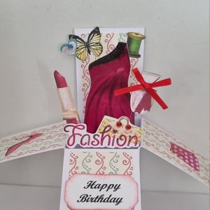 Fashion pop up box card( Merry Christmas pop up*Happy Birthday pop up*Mothers Day pop up*3d pop up box*daughter pop up box*Dress pop up box