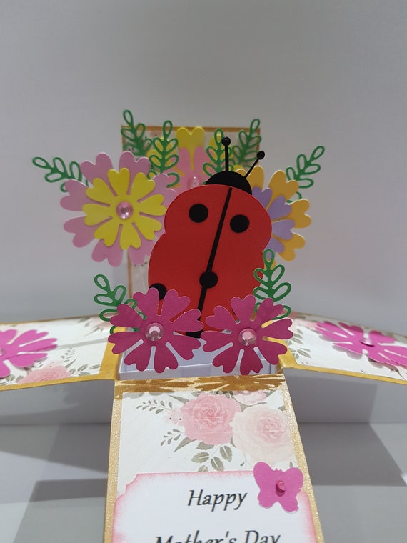 Drfeify Carte 3D Pour La Fête Des Mères Bonne Fête Des Mères 3D Up Card