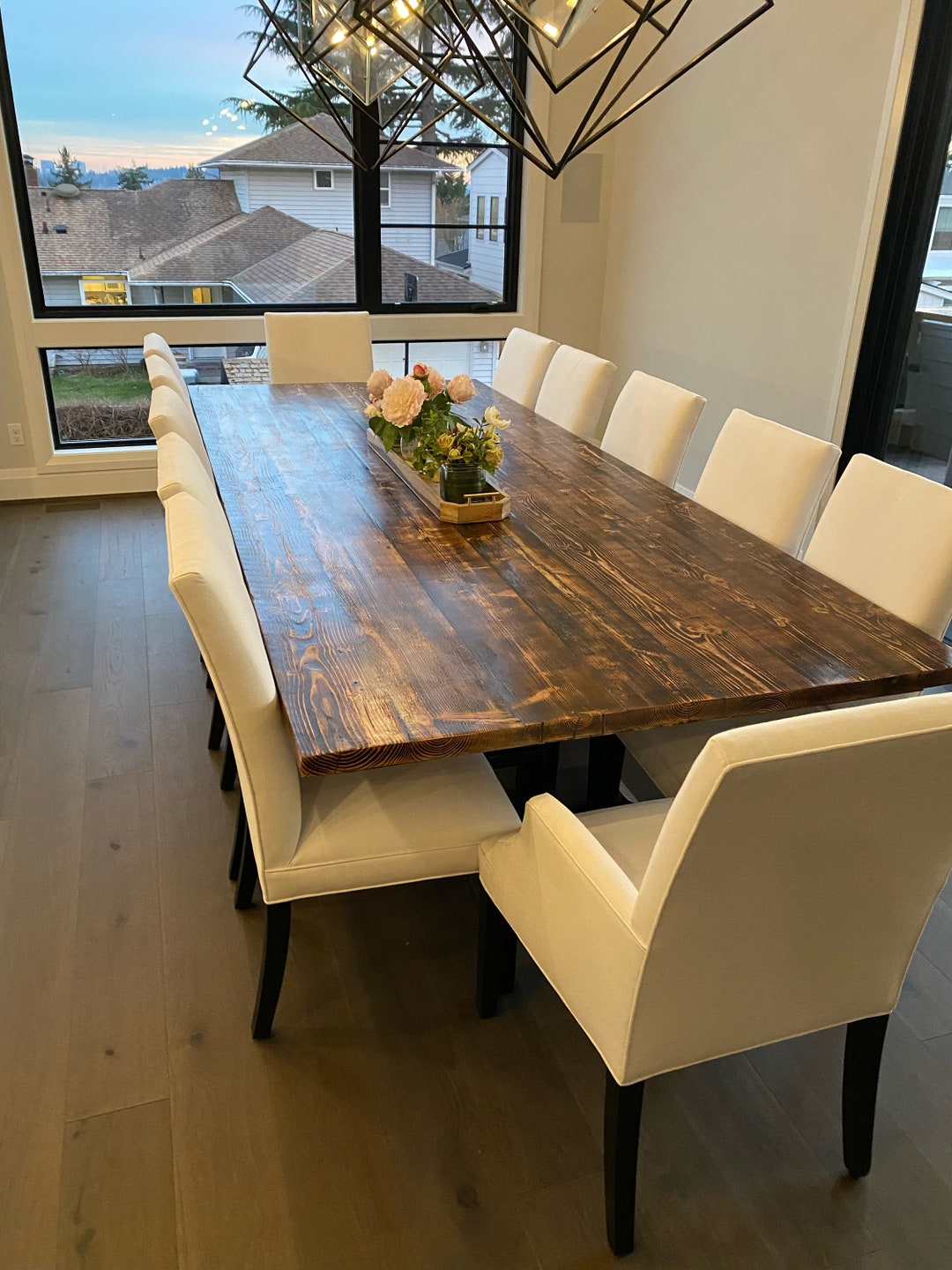 Reclaimed Barnwood Dining Table Etsy