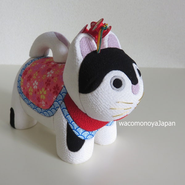 Hariko Dog Kimekomi Doll, Zodiac Dog, Japanese Dog, Inu, Kimono doll, Kimono Dog, Japan, made in japan, Kimono Accessories