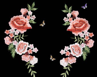 long flower patchpatch for vansembroidered patchiron on long flower patchpatch for vansembroidered patchiron on