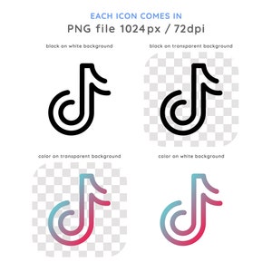 100 Essential Social Media & App Icons / iOS 14 App Icons / Minimalist Line / Black Color versions / Fully Editable image 5