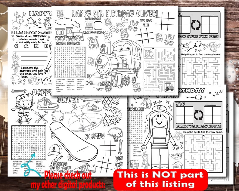 Printable Giant Coloring Sheet 48x36 For Kids Etsy