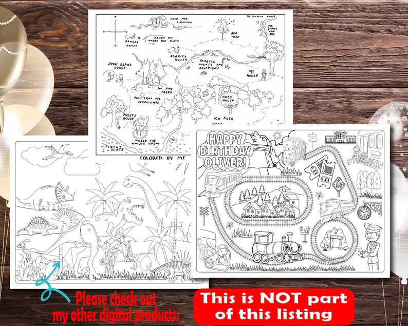 Printable Giant Classic Winnie the Pooh Coloring Sheet Etsy