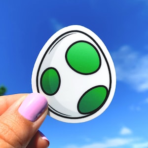 Nintendo Yoshi Ei Vinyl Die-Cut Aufkleber |  Retro Videospiel Sticker