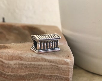Acropolis Pandora Bead, Bracelet, Ancient Greece Monument, Silver Symbol, Athens Charm, Travel Pandora Charm, Perfect Gift for Her, DHL Mail