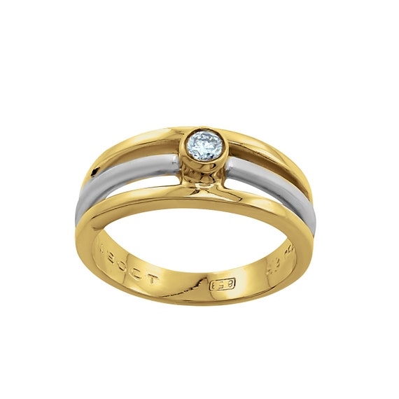 One stone on sale ring gold