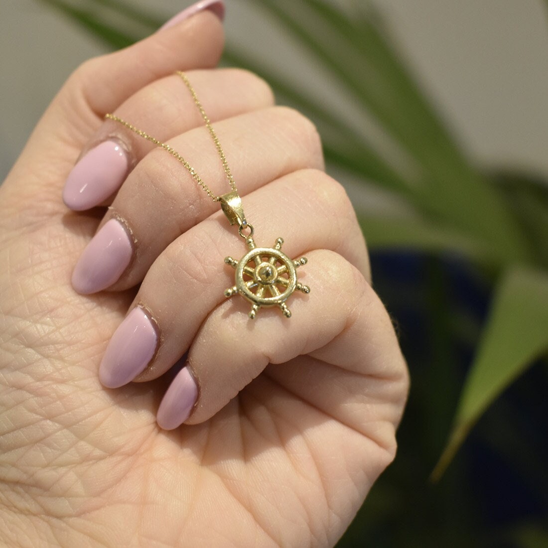 K14 Gold Necklace - Etsy