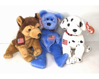 当時物‼️9.11メモリアル 非売品 FDNY NYPD ビーニーベイビーズ ty TY Beanie Babies, Courage-nypd & Rescue-fdny - Etsy