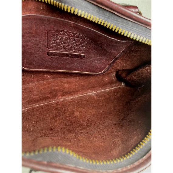 Coach Bonnie Cashin Slim Maroon Leather Briefcase… - image 3