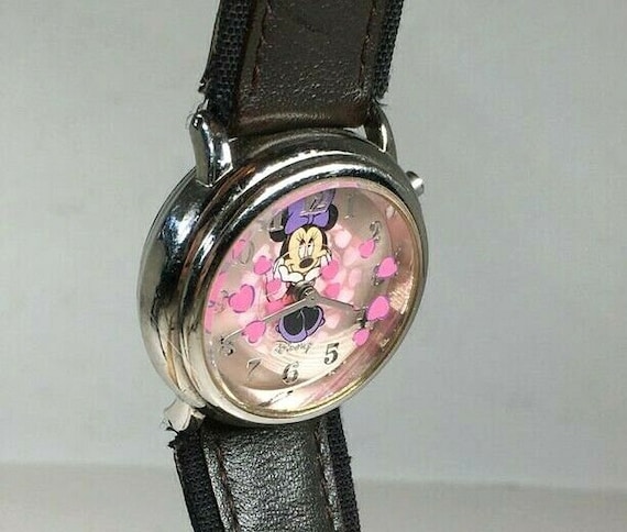 Disney Women’s Minnie Mouse Heart Wristwatch - image 9