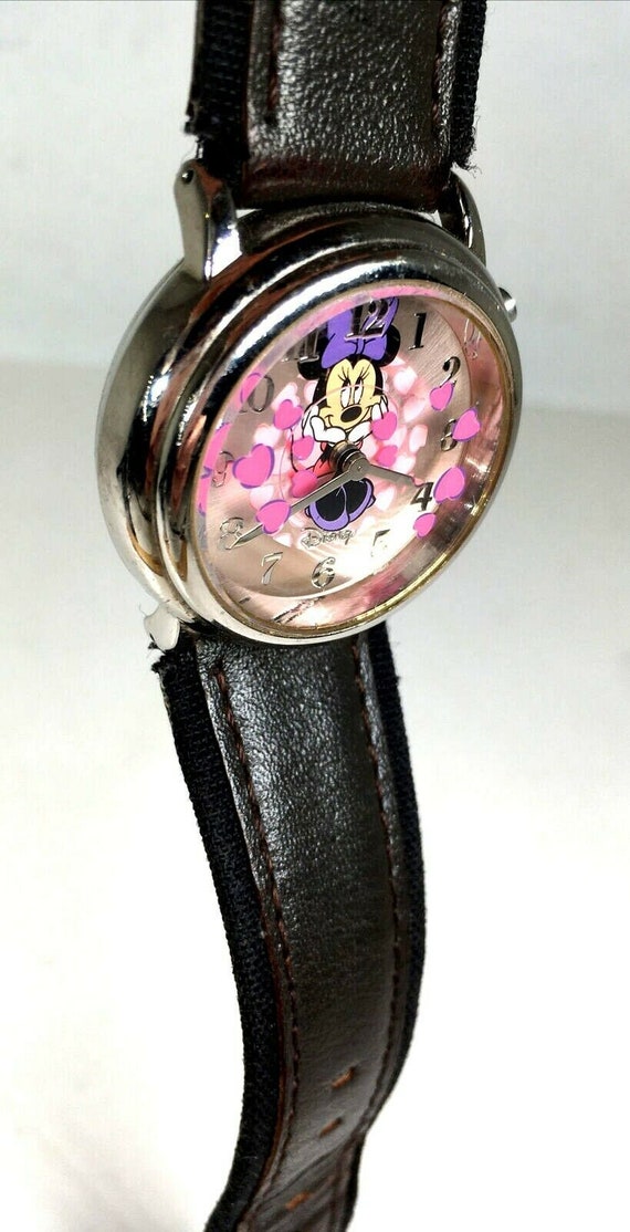 Disney Women’s Minnie Mouse Heart Wristwatch - image 2