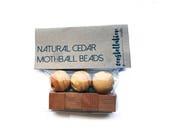 Cedar Moth Repellent Balls for wire and wooden coat hangers