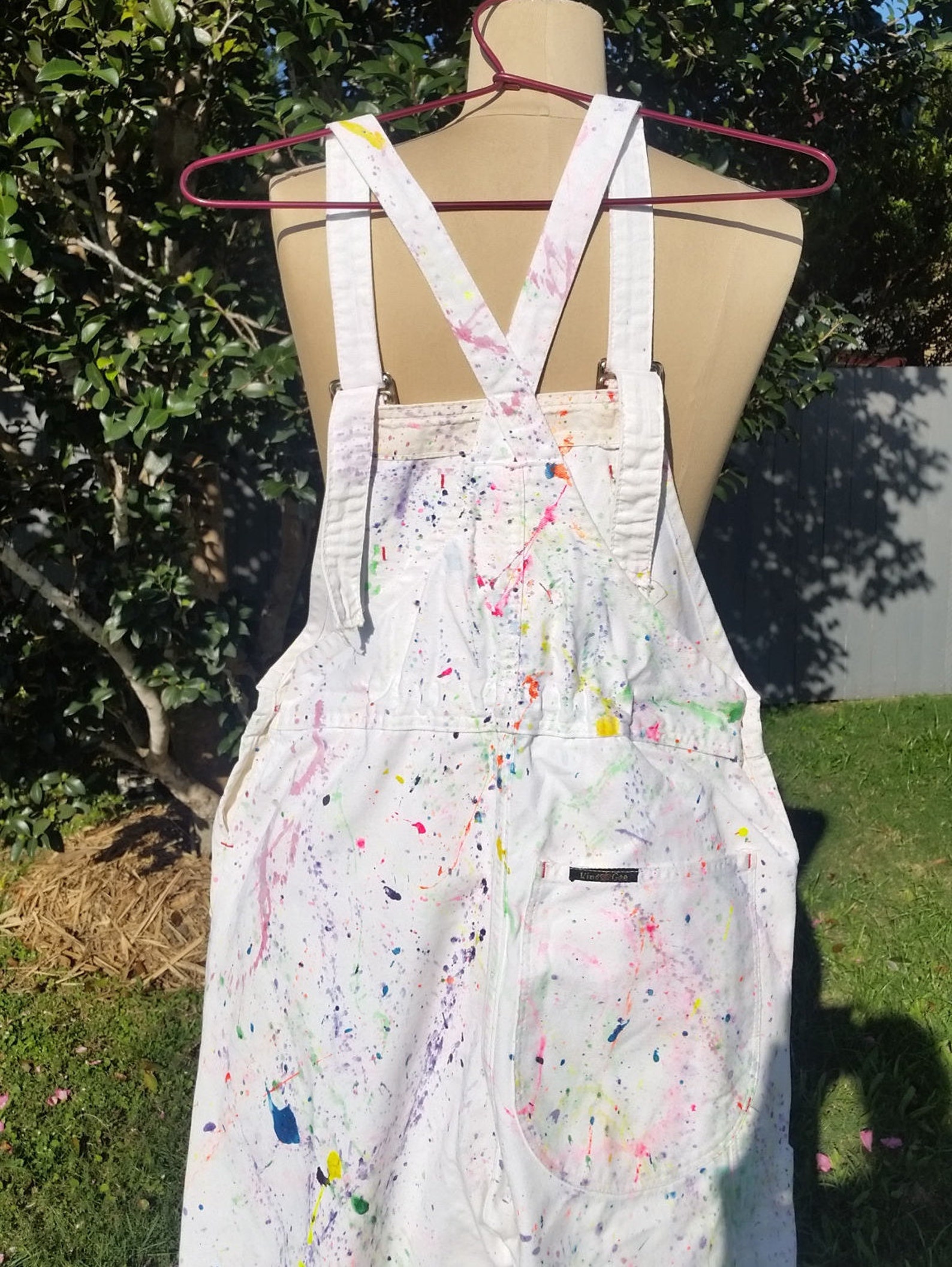Handpainted King Gee Overalls Jumpsuit Etsy