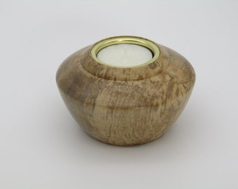 Tealight holder made from Sycamore