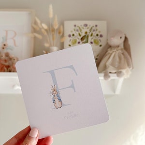 Nieuwe eerste kaart Baby Peter Rabbit
