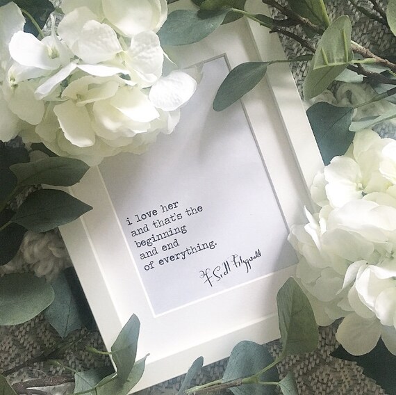 I Love Her And That S The Beginning And End Of Everything Etsy I Love Her And That S The Beginning And End Of Everything Etsy
