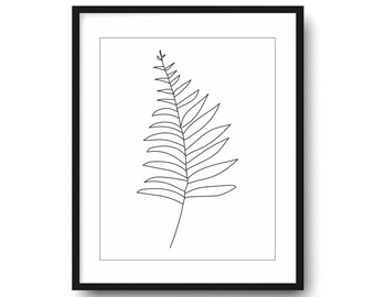 Botanical Fern Print