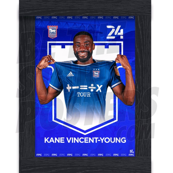 Ipswich Town FC Crest Poster Officially Licensed Product Sizes A4