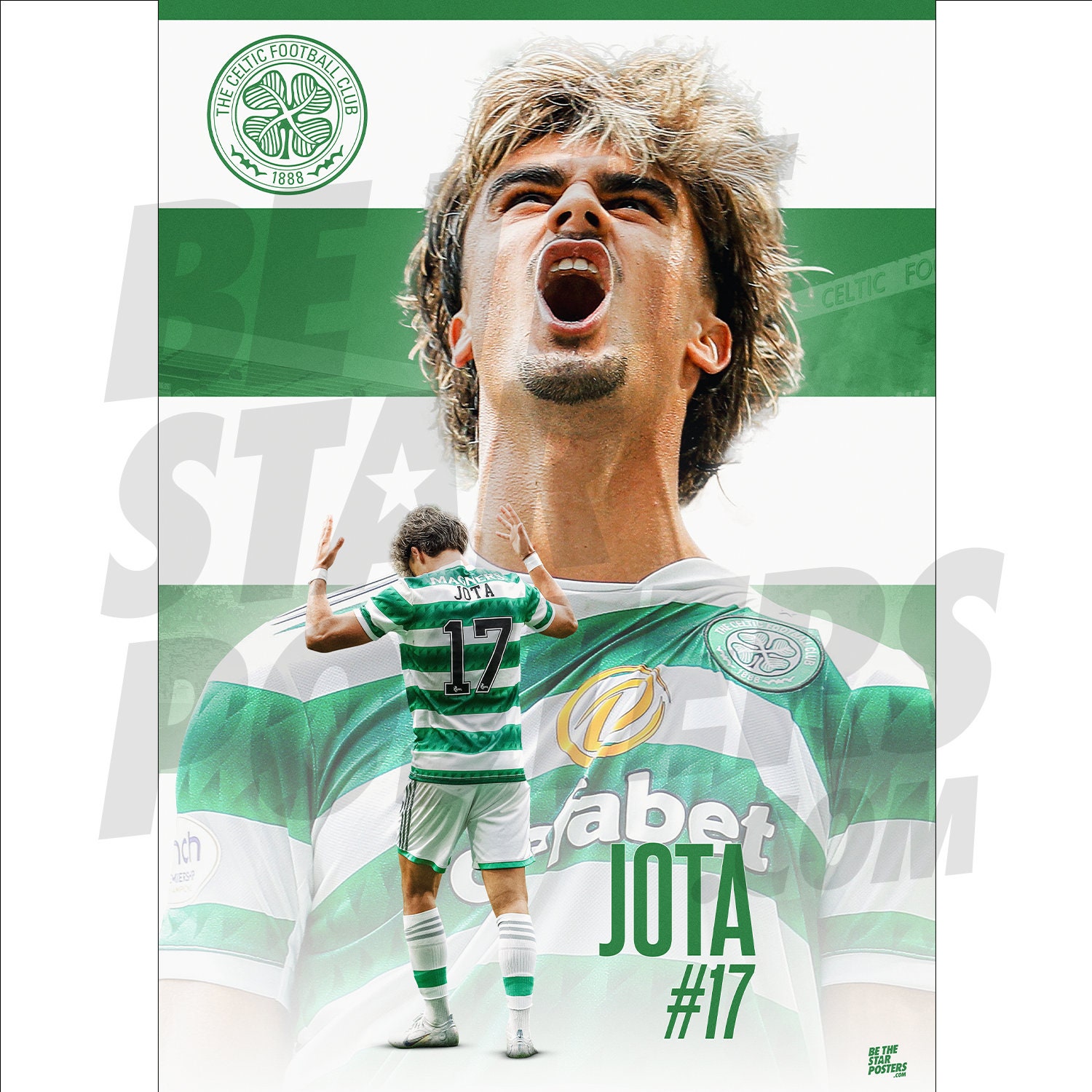 Celtic FC Jota 22/23 Action Poster Officially Licensed - Etsy Finland