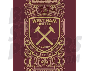 West Ham United F.C. 1985 サイン入り記念品 West Ham United F.C. 1985 サイン入り記念品