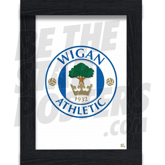 Pin's Wigan Athletic Football Club – Petit Badge Rond, Occasion Bon état