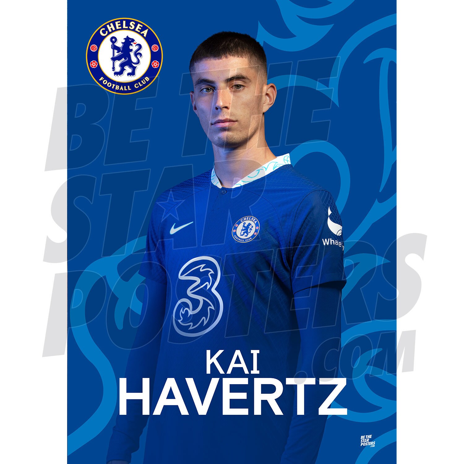 FC Havertz 22/23 Headshot Poster Officially Licensed Etsy Israel