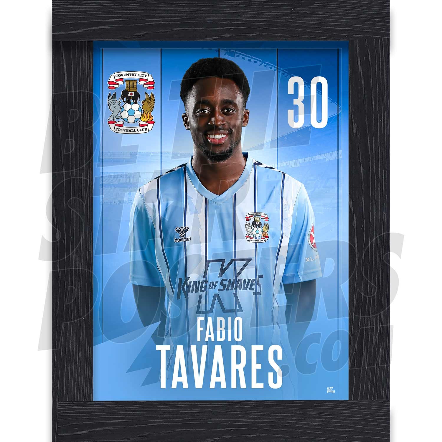 Photo Dédicacée Fabio Tavares – Coventry City FC – Avec COA
