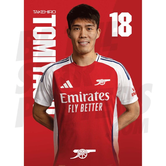 Arsenal 24/25 Tomiyasu 18 ユニフォーム Arsenal 24/25 Tomiyasu 18 ユニフォーム Tomiyasu 18 - Official
