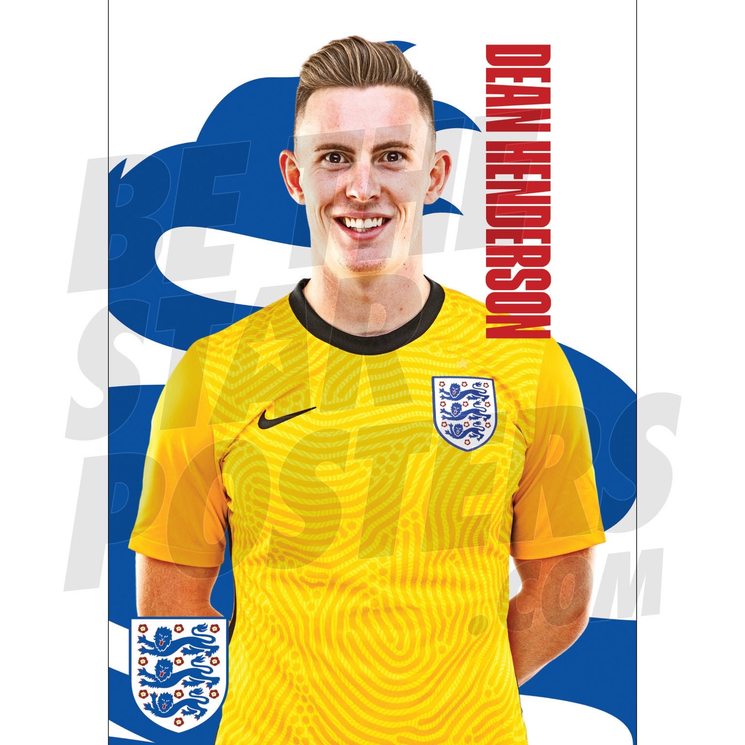 OFFICIALLY LICENSED A3 ENGLAND MENS FOOTBALL TEAM Ben Chilwell 20/21 Poster
