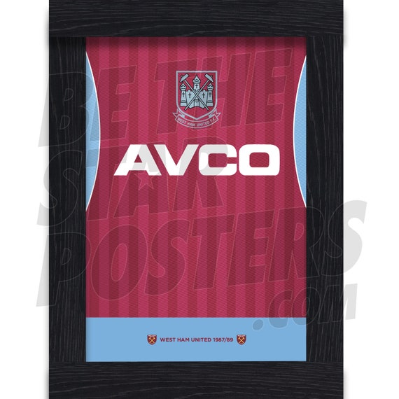 Maillot rétro West Ham United FC imprimé 63/66 domicile Produit sous