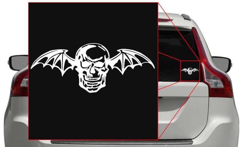 Avenged Sevenfold Deathbat V2 Die-Cut Vinyl Decal Sticker    20 Colors Available