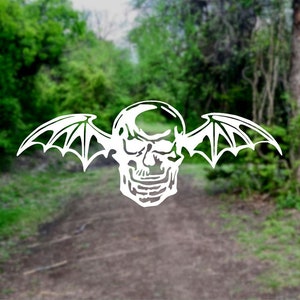 Deathbat Avenged Sevenfold [PICK COLOR] A7X Vinyl Decal Sticker for Laptop/Car/Truck/Van/Window