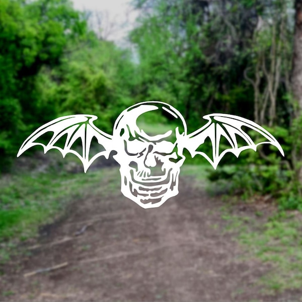 Deathbat Avenged Sevenfold [PICK COLOR] A7X Vinyl Decal Sticker for Laptop/Car/Truck/Van/Window