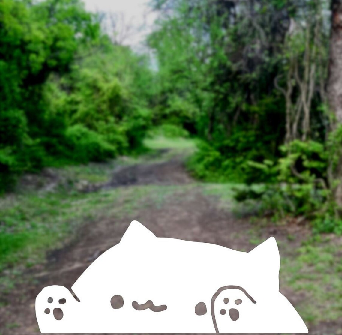 Bongo Cat Meme Vinyl Decal Sticker for | Etsy