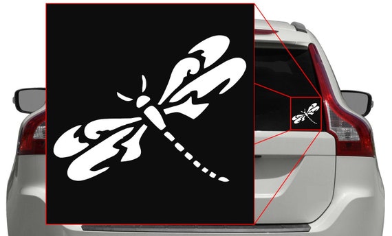 Vinyl Decal Sticker PICK COLOR Dragonfly Laptop/Car/Truck/SUV/Van/Window