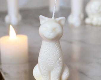 猫に気を取られやすい香り付き大豆キャンドル、9オンス、アロマ