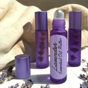 Lavender Calm Roller, Essential Oil Roll-on, Calming Aromatherapy, Self-Care Rituals