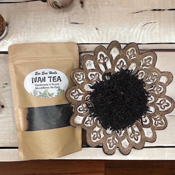 Ivan Tea Handmade Fermented Herbal Tea Willow herb Иван-Чай Caffeine-Free Tea from South Ural  35g