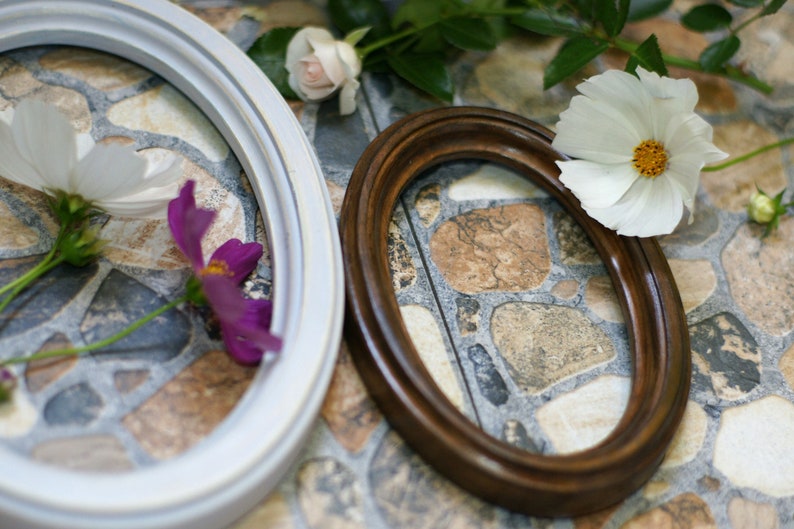 Oval Photo Picture Frame portland Wooden Photo Etsy