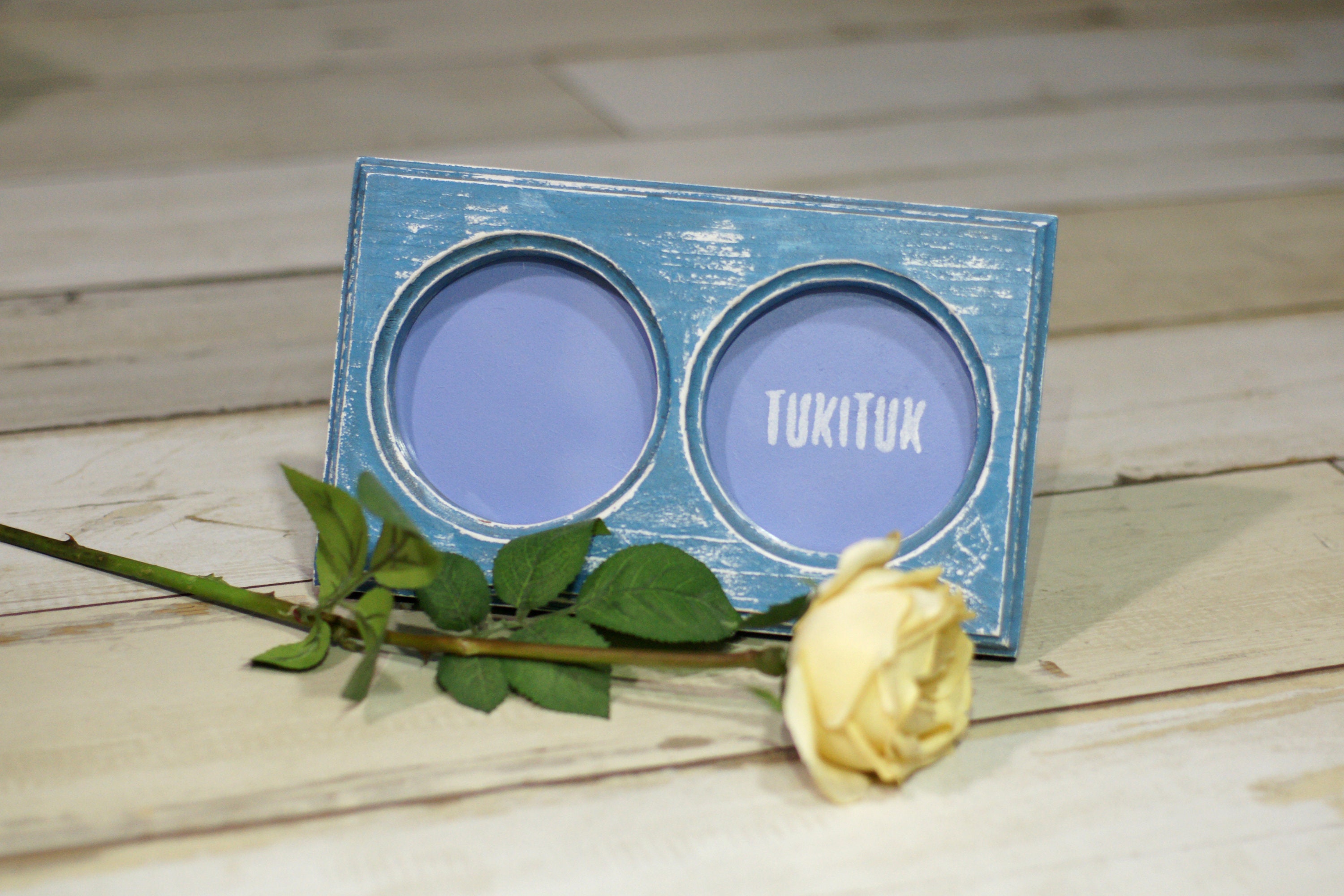 Cadre Photo Rustique, Cadre Vieilli, De Mariage En Bois, Double Mural, Bois Grange, Ferme, Personnalisé