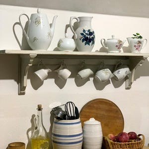 Vintage Wooden Shelf, Kitchen Rustic Shelf, Wood Floating Shelf, Shabby Chic Wood Shelves, Farmhouse Shelf, Wall Wooden Farmhouse Shelf