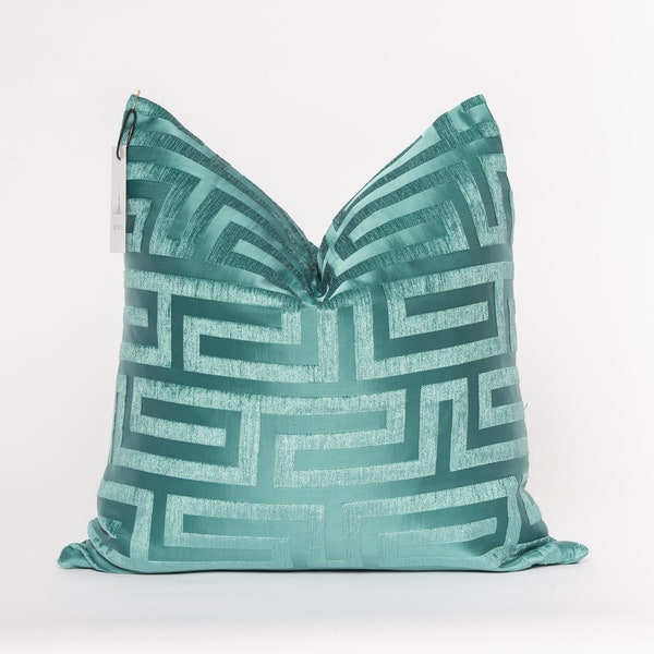 Greek Key Pillow Etsy